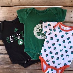 Baby Boy Adidas Celtics  0-3 months
